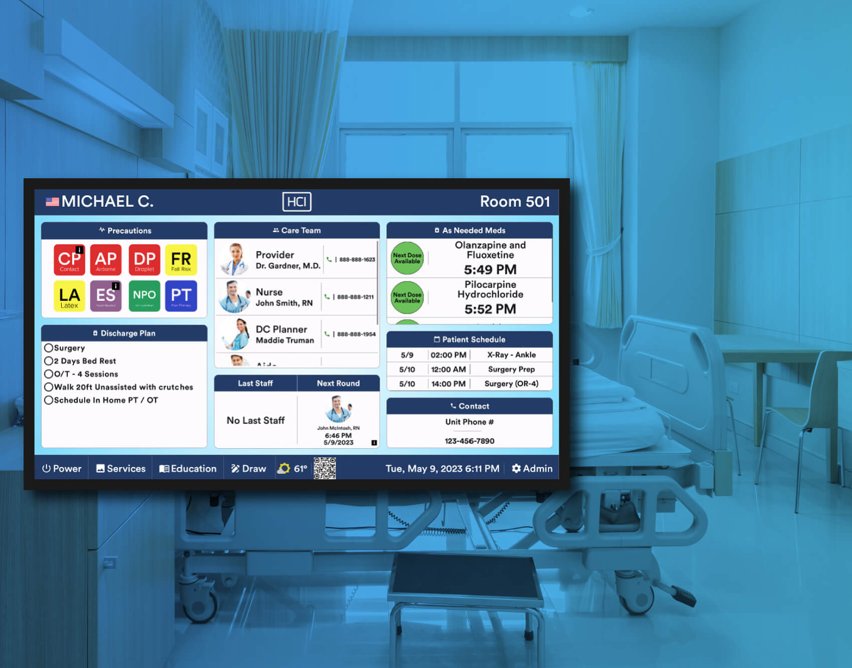 Digital Whiteboards Transform Patient Care HCI